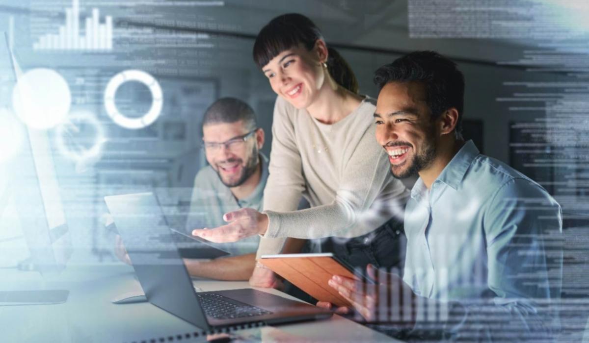 Análisis de datos SEO en pantalla